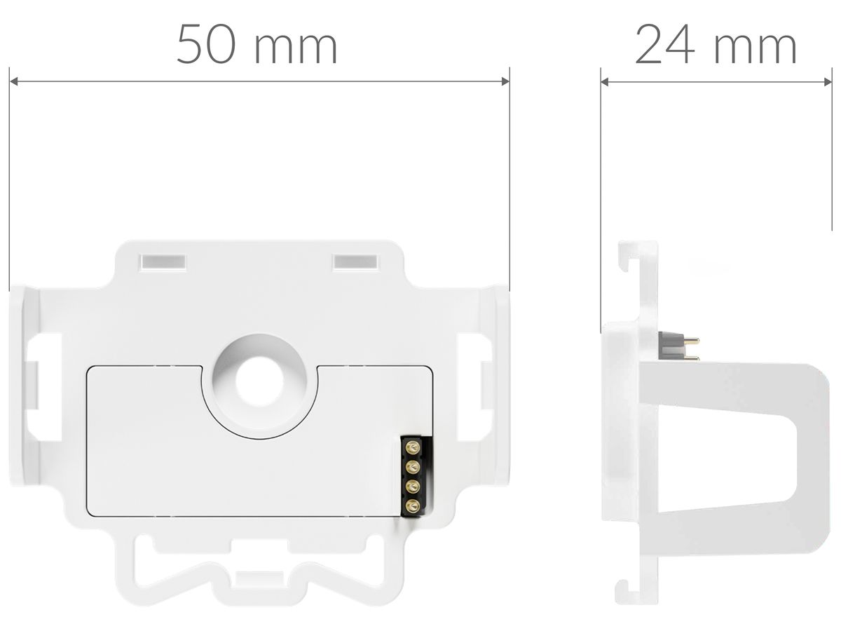 Batterie-/Montage-Adapter Plejd BAT-01, für DIN/AP-Montage von EB-Apparat