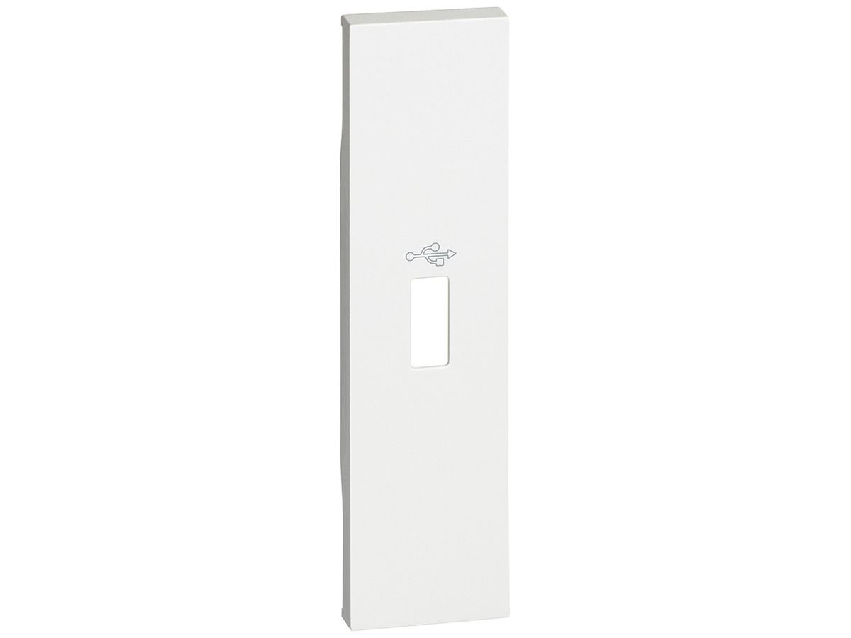Abdeckung Living Now 1 Modul für USB-Steckdose Typ A weiss
