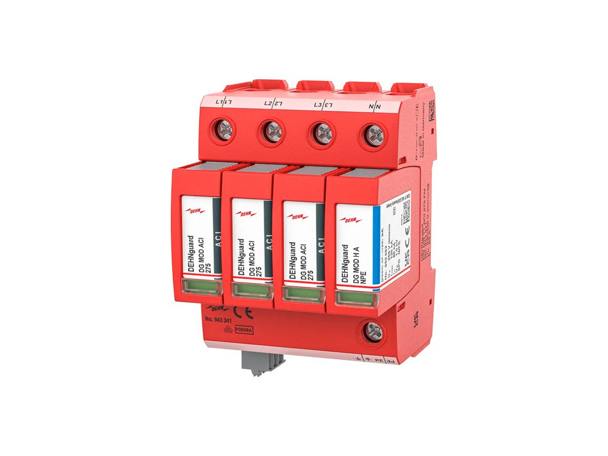 Überspannungsableiter DEHN/elvatec DEHNguard MD TT 4P 230V 63A 4 TE