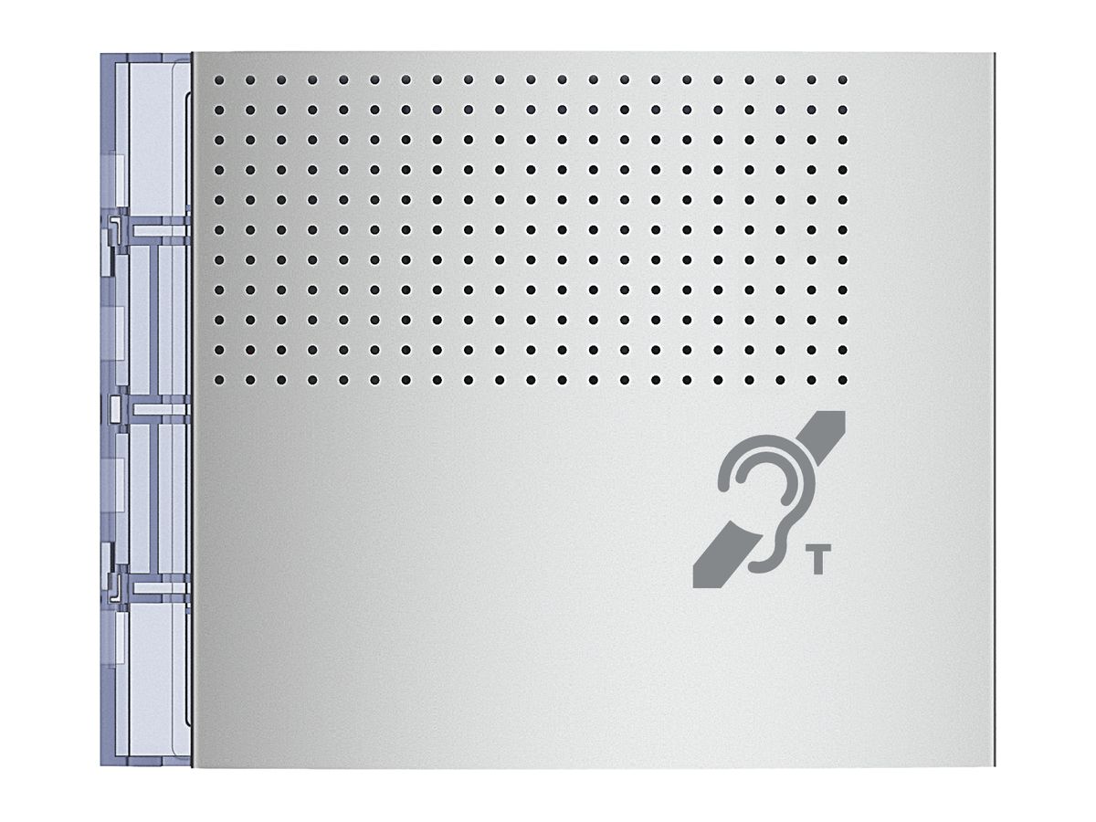 Frontblende für Teleloop-Infomodul Sfera aluminium
