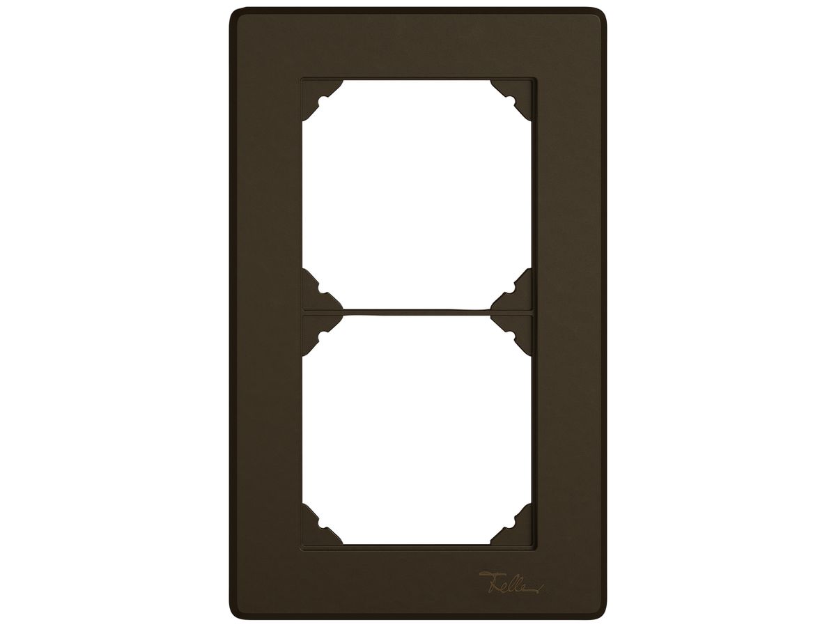 UP-Abdeckrahmen EDIZIO.liv SNAPFIX® 2×1/1×2 96×156mm br