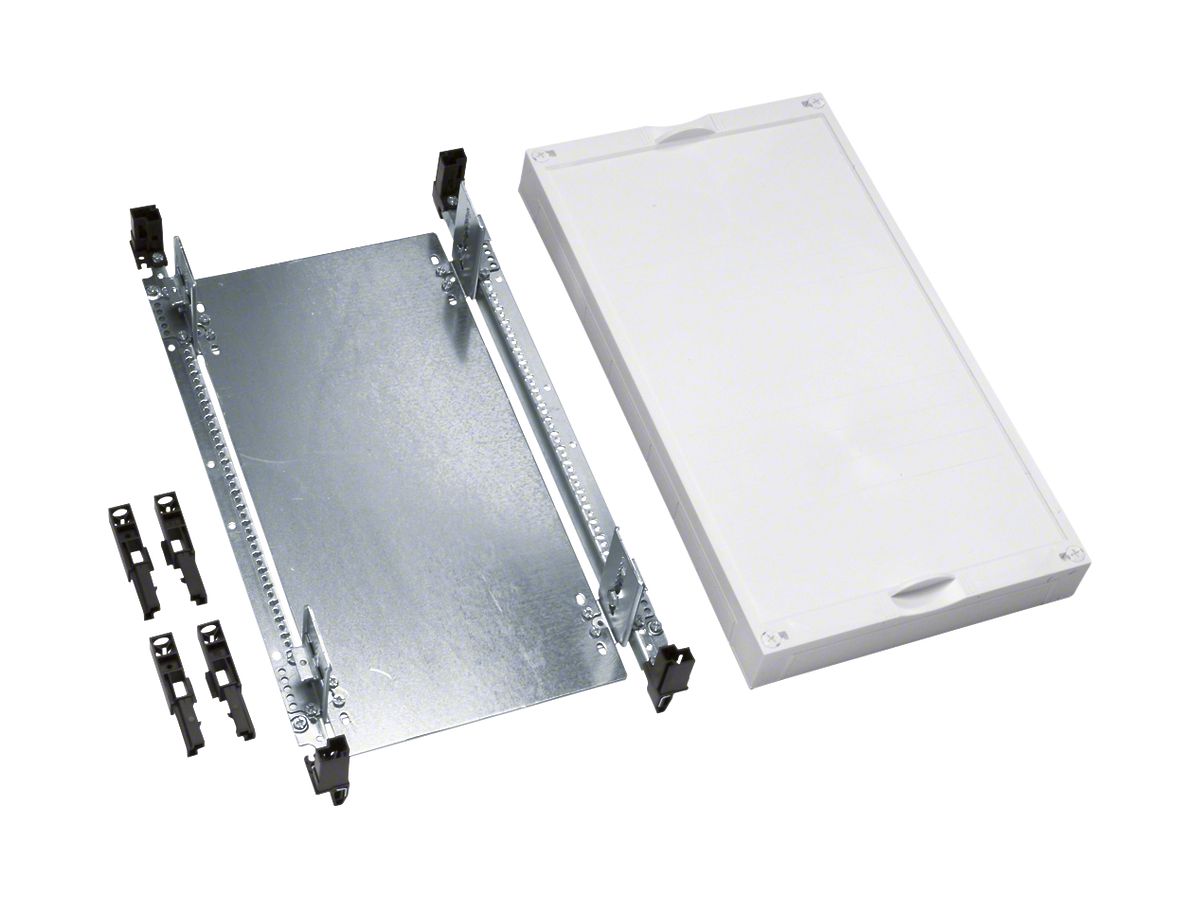 Baustein Hager univers N 450×250mm mit Montageplatte