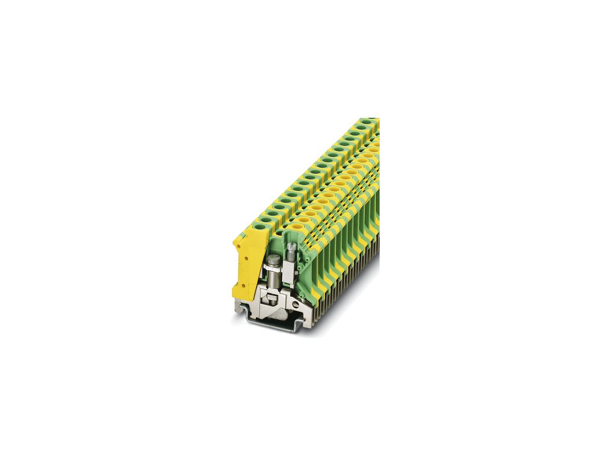 Durchgangsreihenklemme 0.2…10mm² grün/gelb, USLKG 6 N