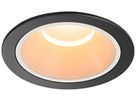 EB-LED-Deckenleuchte SLV NUMINOS XL 24W 3500lm 2700K NB DA DIM Ø160×105mm sz/ws