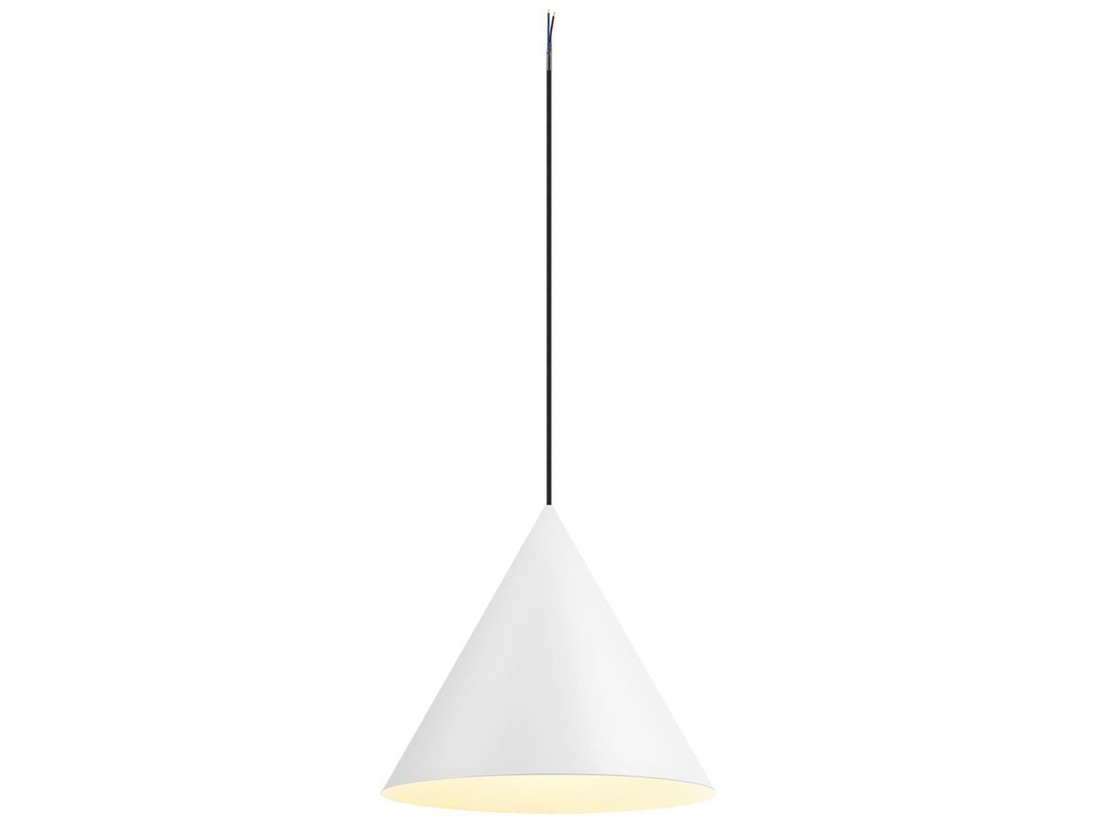 Pendelleuchte SLV MAGICO 38 E27 1×10W DIM Ø380mm weiss