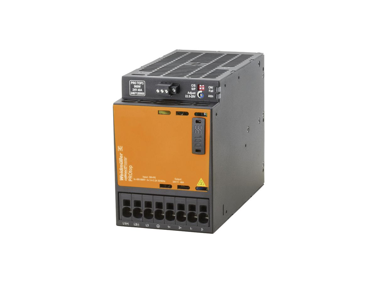 Schaltnetzgerät WM Connect Power PRO TOP3 960W 24VDC 40A