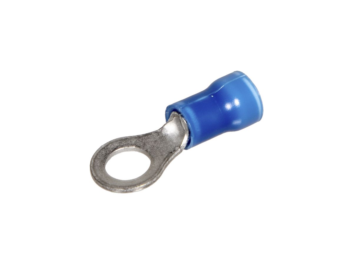 Quetschkabelschuh Tyco TE AMP PLASTI-GRIP Ringform M5 2.5mm² isoliert PVC blau