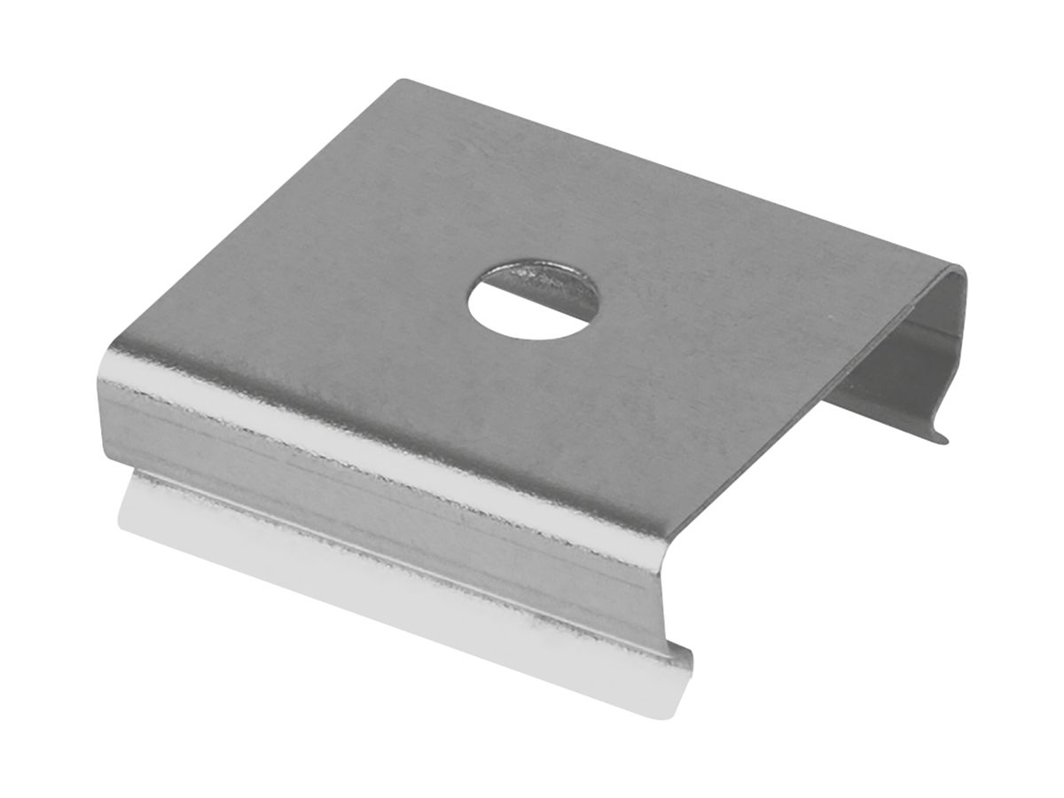 Montageclip LDV PM02/MB, zu Rund-Profil PM02, silber