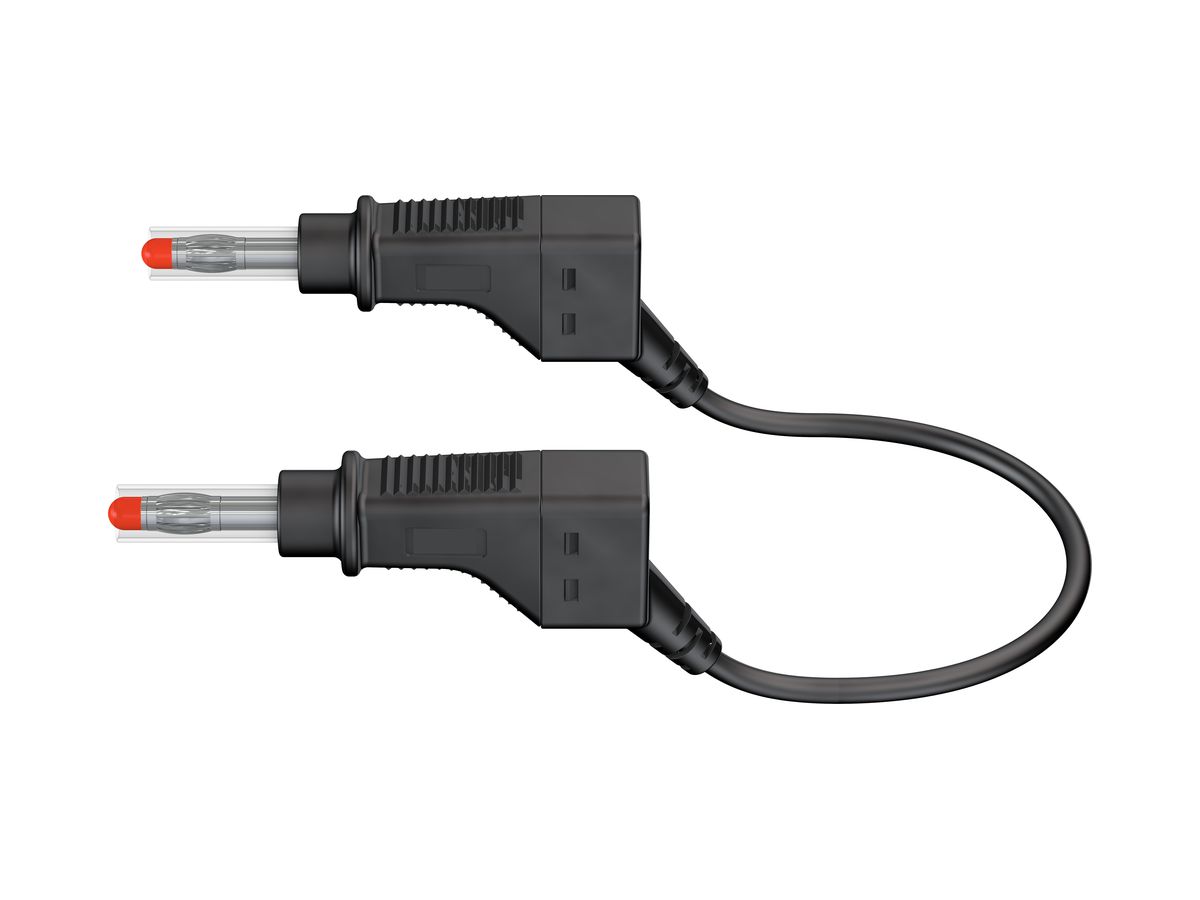Messleitung ELBRO, Silikon 1.0mm², 100cm, schwarz