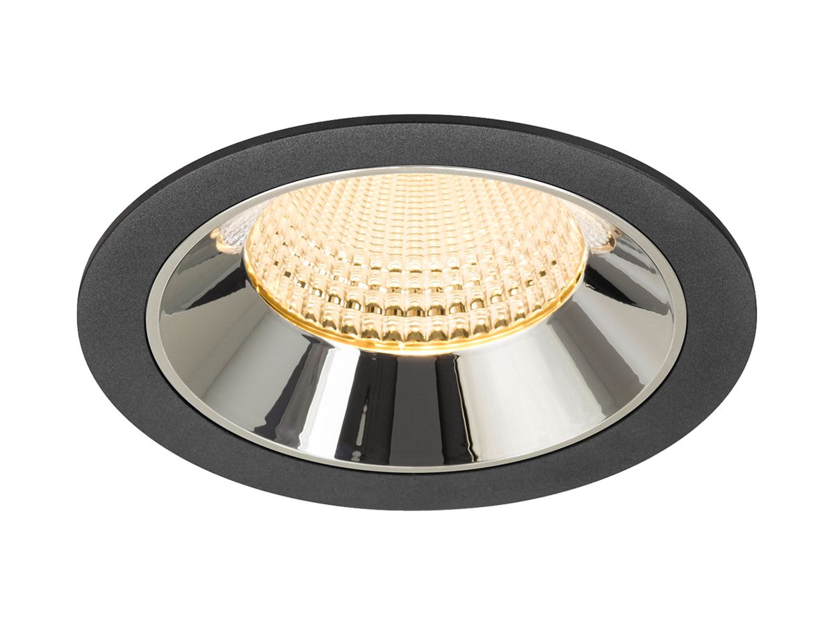 LED-Downlight SLV NUMINOS XL 24W 3600lm 3000K WB DALI Ø145 sz/cr
