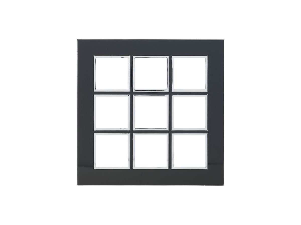 UP-Kopfzeile Legrand Arteor 3×3, mirror black