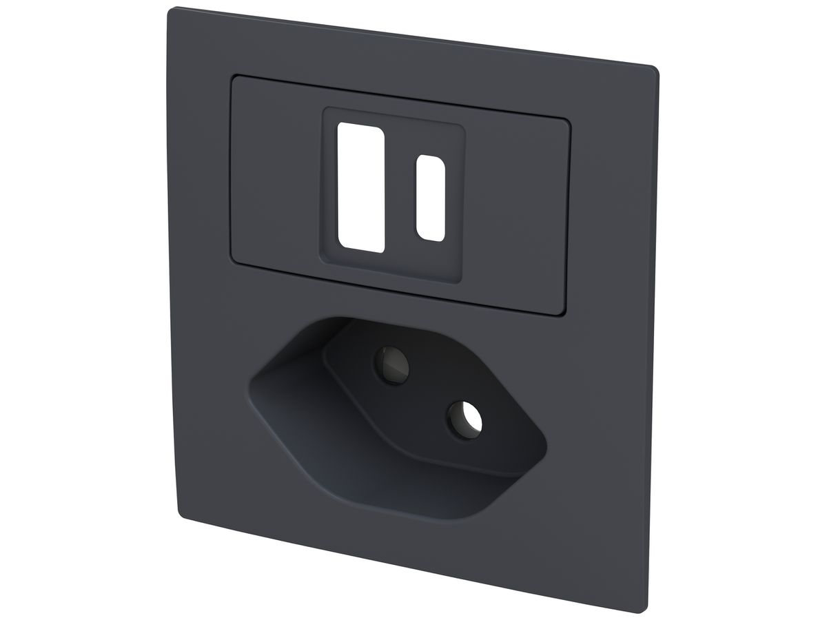 UP-Frontset ABB Sidus USB-A+C + T13 60×60mm an IP20