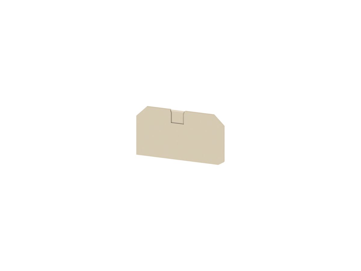 Abschlussplatte Weidmüller SLEP 2C 16mm² 2.2mm V0 beige