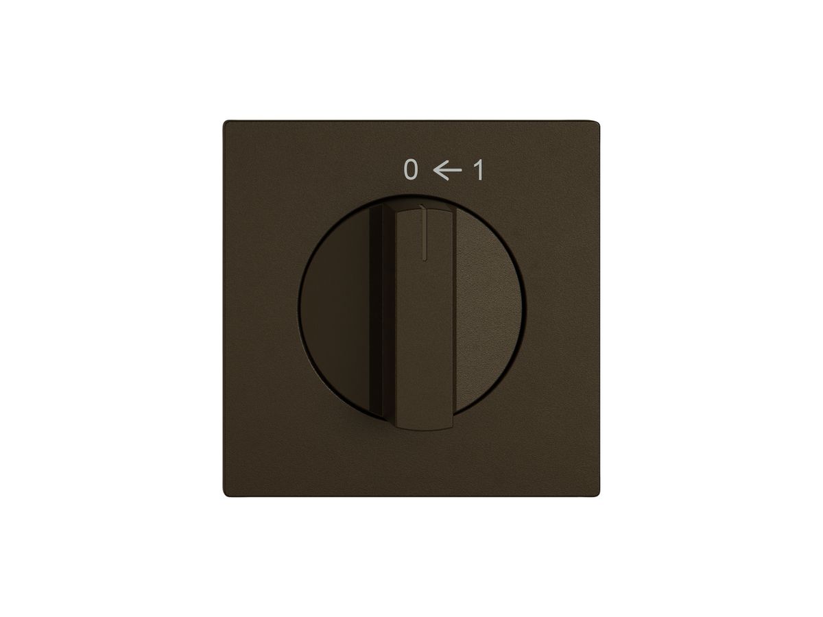 Montageset EDIZIO.liv SNAPFIX® f.Drehschalter m.Griff 0 ← 1 br