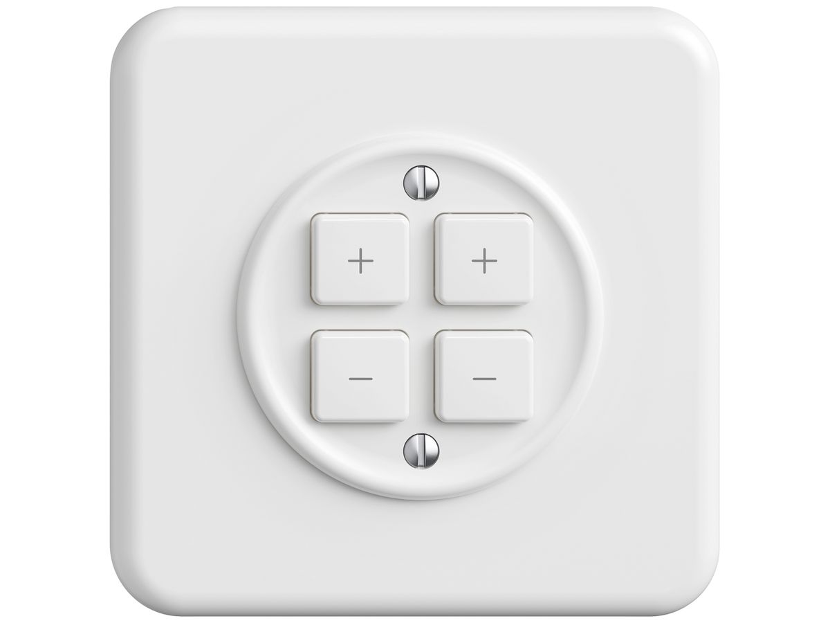 UP-Dimmer Uni-LED STANDARDdue Wiser SNAPFIX® 2 Kanal 4 Tasten WLAN ws