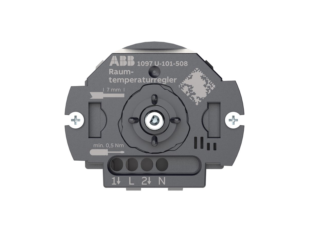 Raumthermostat ABB SIDUS GE-E heizen NO/NC 230VAC/10A 5…30°C