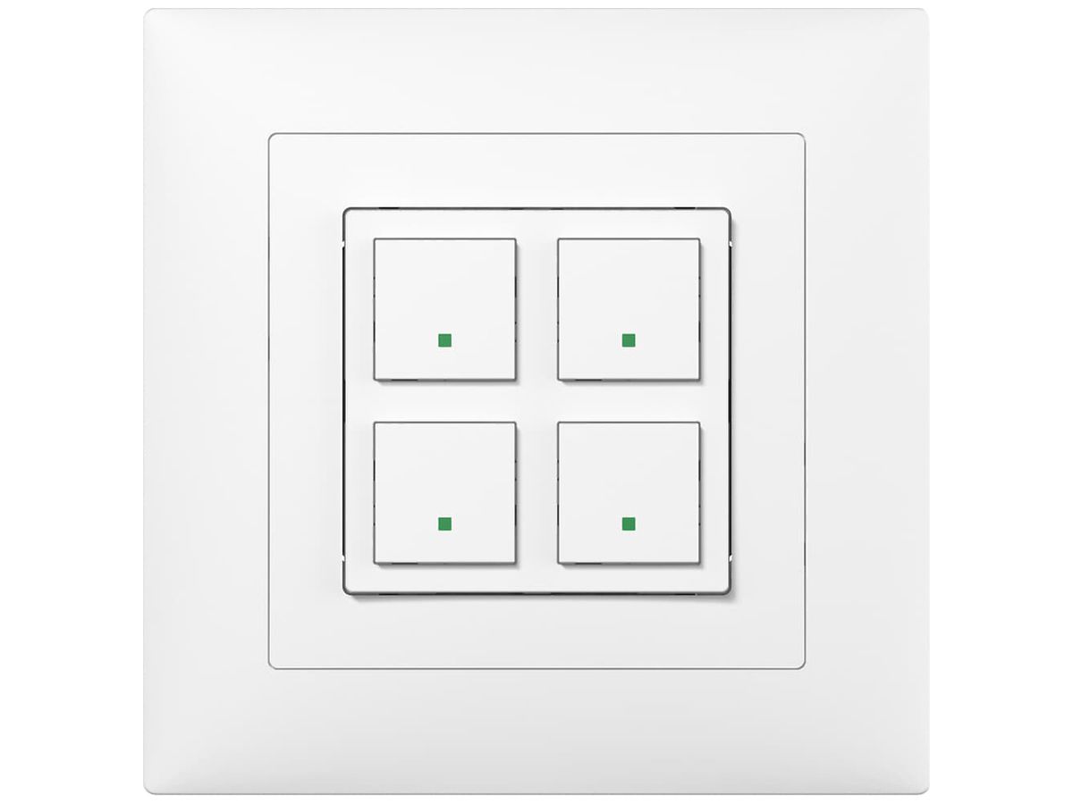 UP-Sensor/Schaltaktor 2/1×SIDUS free@home wireless, weiss