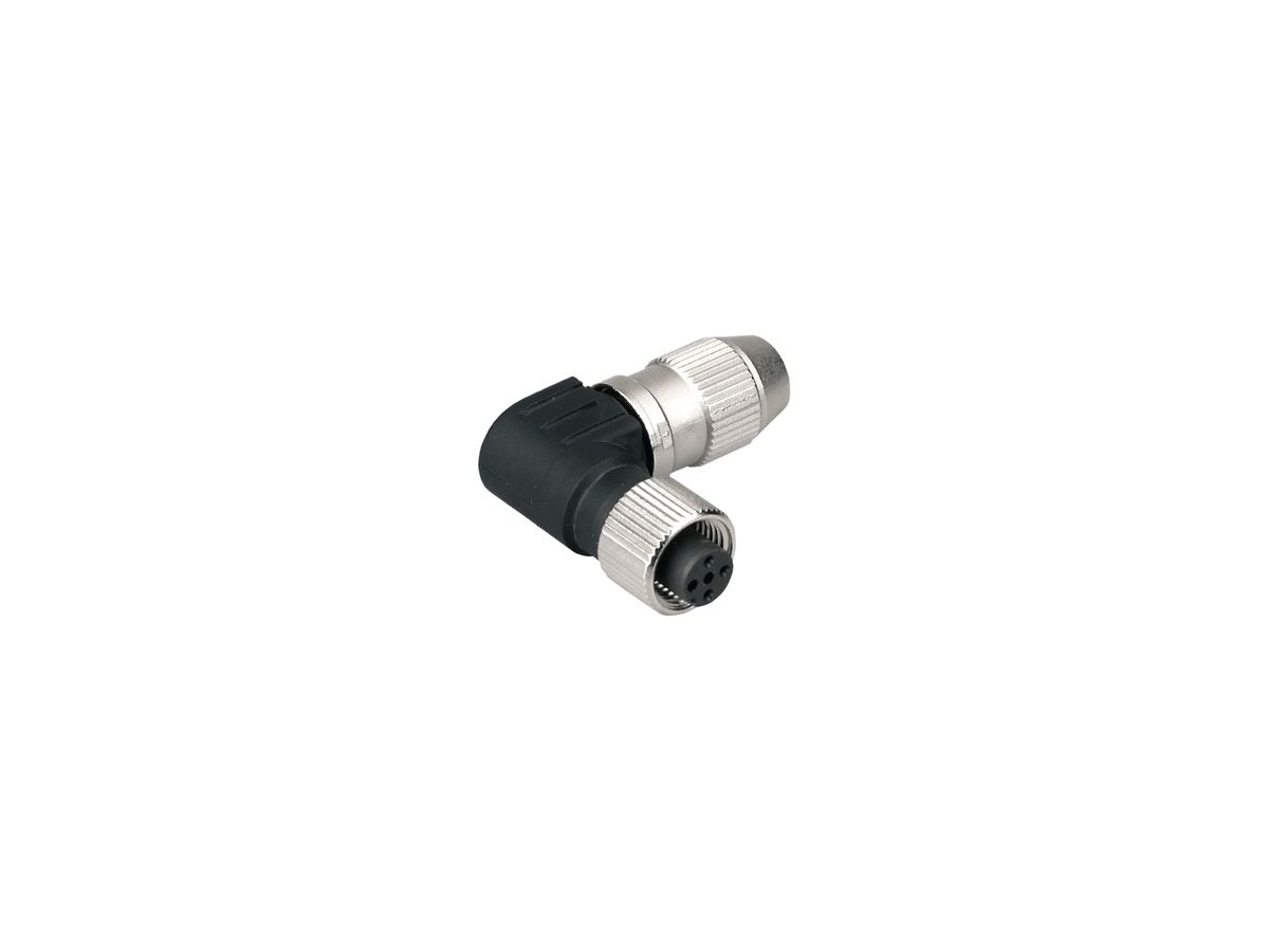 Stecker Weidmüller SAIBW Buchse gewinkelt Schneidklemme M12 0.5mm² 4…5.1mm 4L