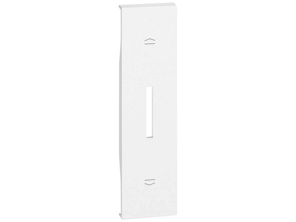 Abdeckung Living Now 1 Modul für Rolladenschalter weiss