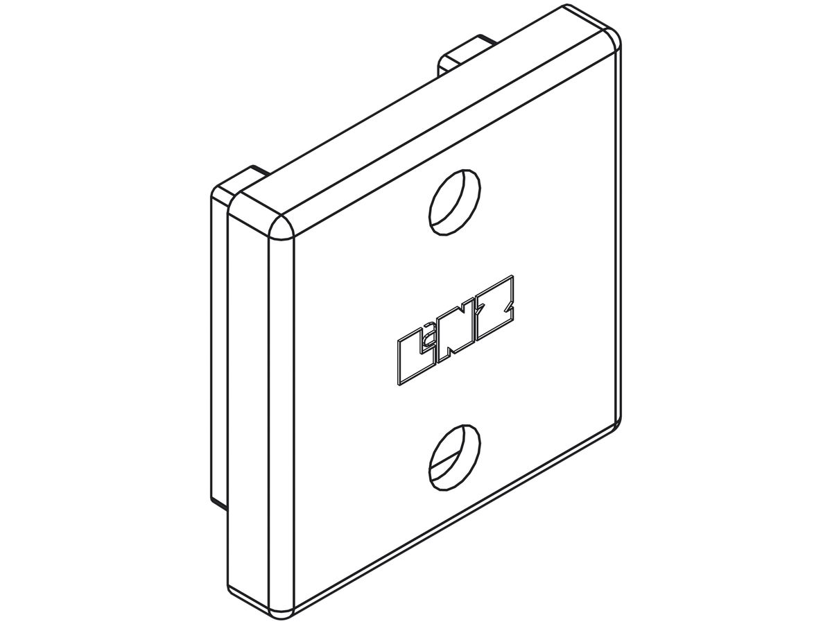 Schutzkappe gelb für U-Profil 50x50mm Lanz, Höhe 30mm