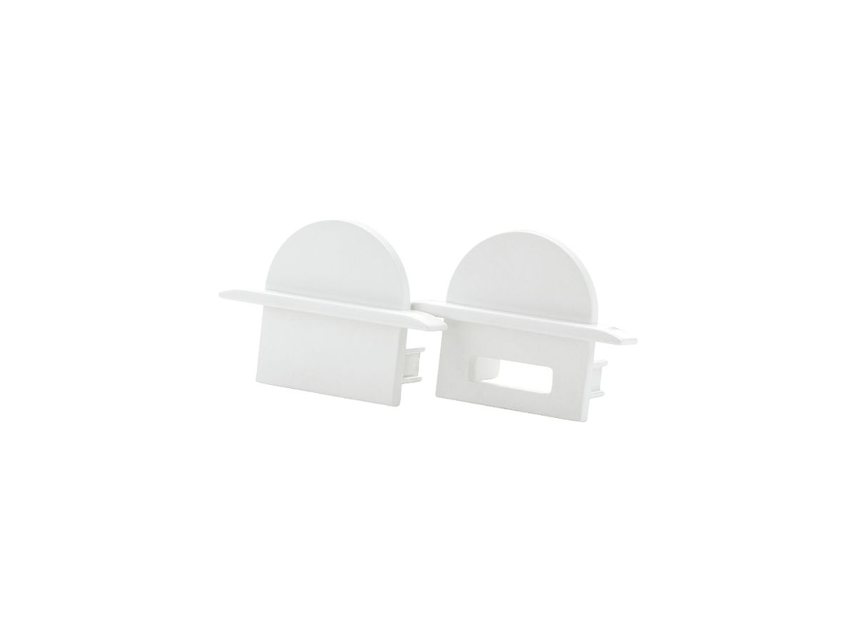 Endkappe SG StripLine 24×21×12mm Kunststoff weiss 2 Stk
