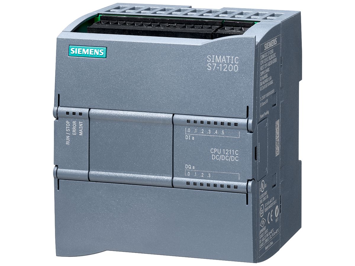 SPS-Grundgerät Siemens SIMATIC S7-1200 CPU 1211C DC/DC/DC 24V