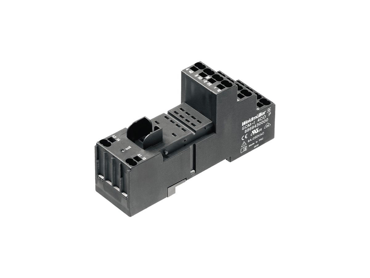 Relaissockel WM SCM-I 2CO P TH35 Steckanschluss 8 98×28×48.3mm