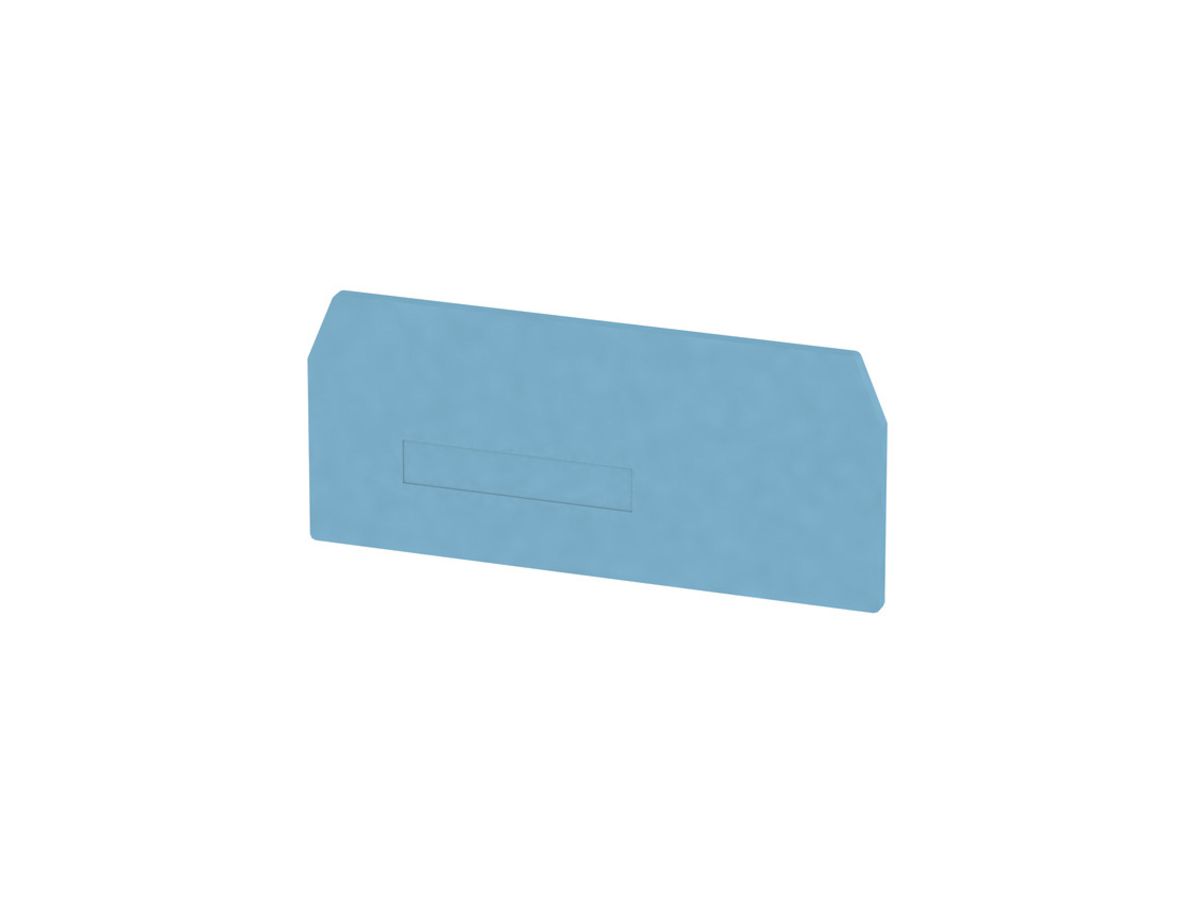 Abschluss-/Zwischenplatte Weidmüller ZAP/TW 10/16 99×50mm blau
