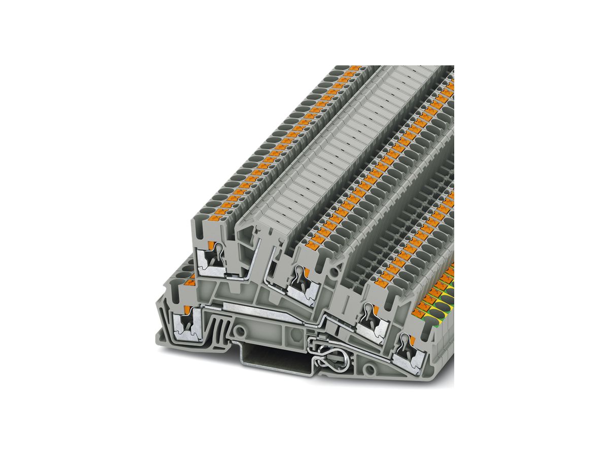 Reihenklemme 0.14…4mm² grau Push-in-Anschluss PTI 2.5-PE/L/LB