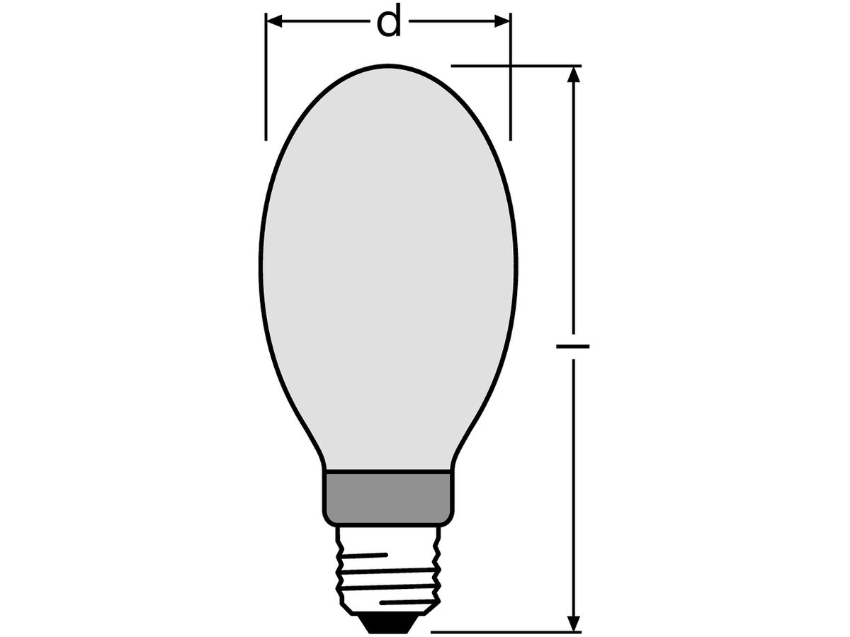 Halogen-Metalldampflampe POWERSTAR HQI-E 400 W/N CO E40 440W 638