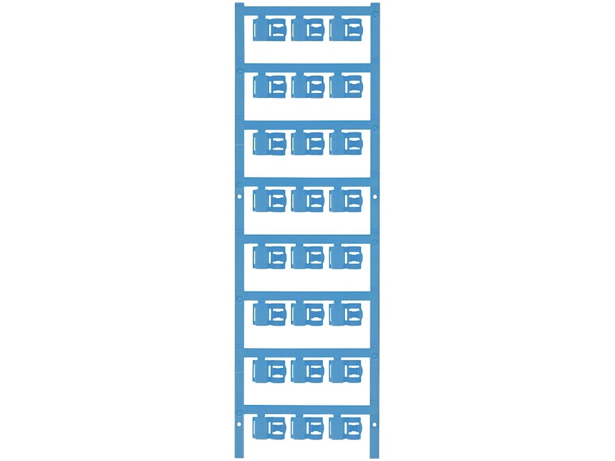 Leitermarkierer Weidmüller MultiCard SFC für Ø4…6mm 12×9.3mm PA66 blau