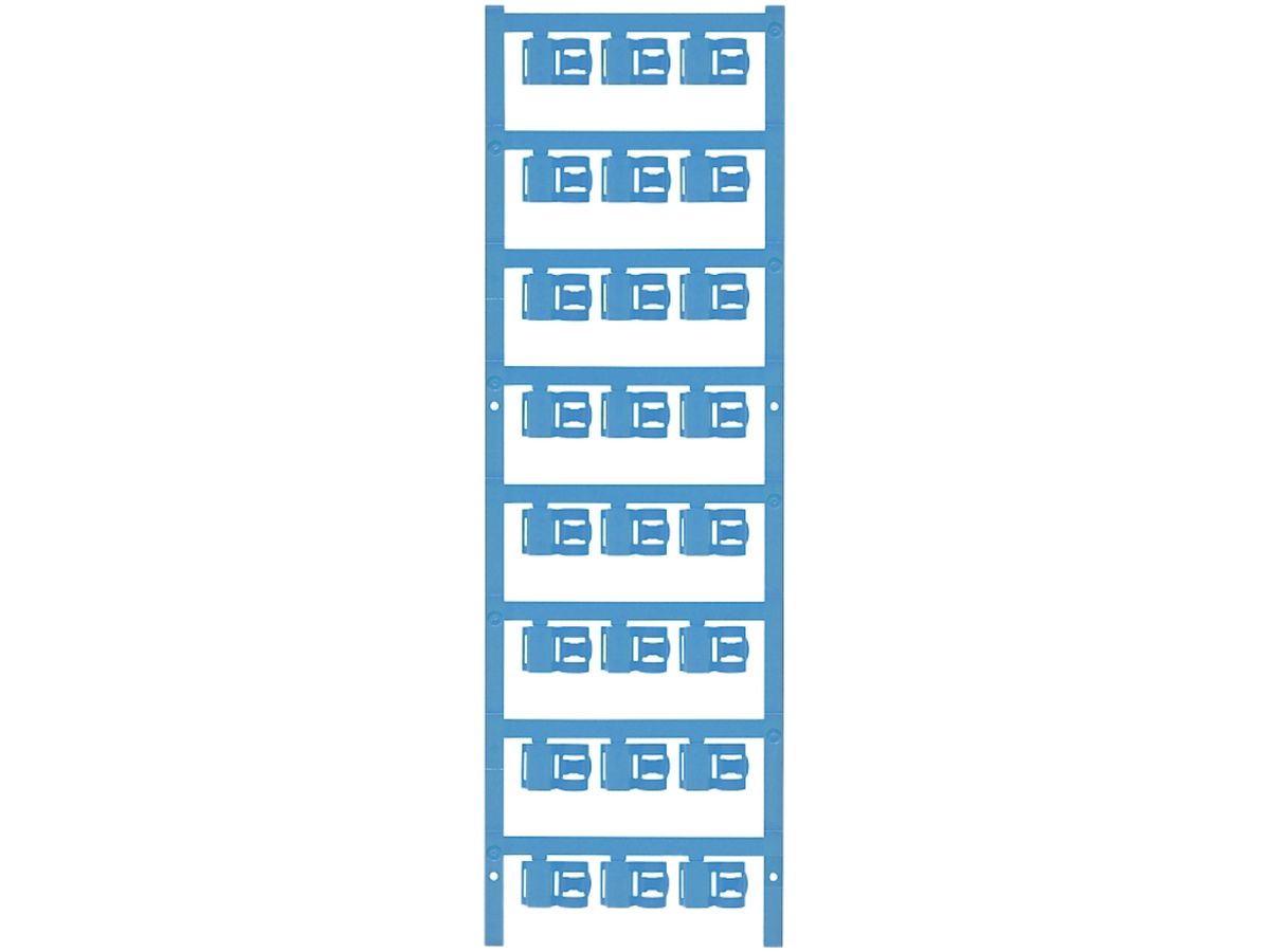 Leitermarkierer Weidmüller MultiCard SFC für Ø4…6mm 12×9.3mm PA66 blau