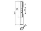 Hammereinsatz BET Bosch Ø16mm Edelstahl 316 (V4A) unbehandelt