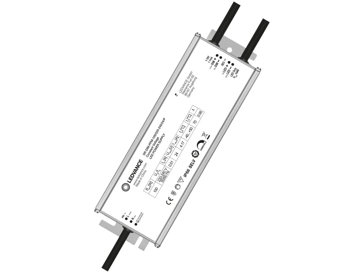 LED-Konverter LDV PERFORMANCE DIM 1…10V, 24V 100W 233×74×42mm IP66