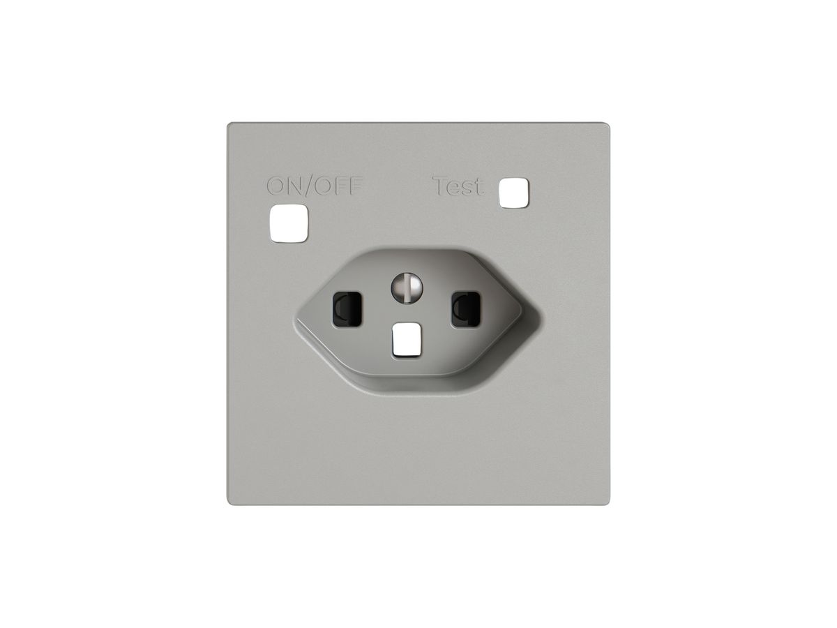 Montageset EDIZIO.liv SNAPFIX® f.Fehlerstrom-Schutzsteckdose Typ 23 Shutter hgu