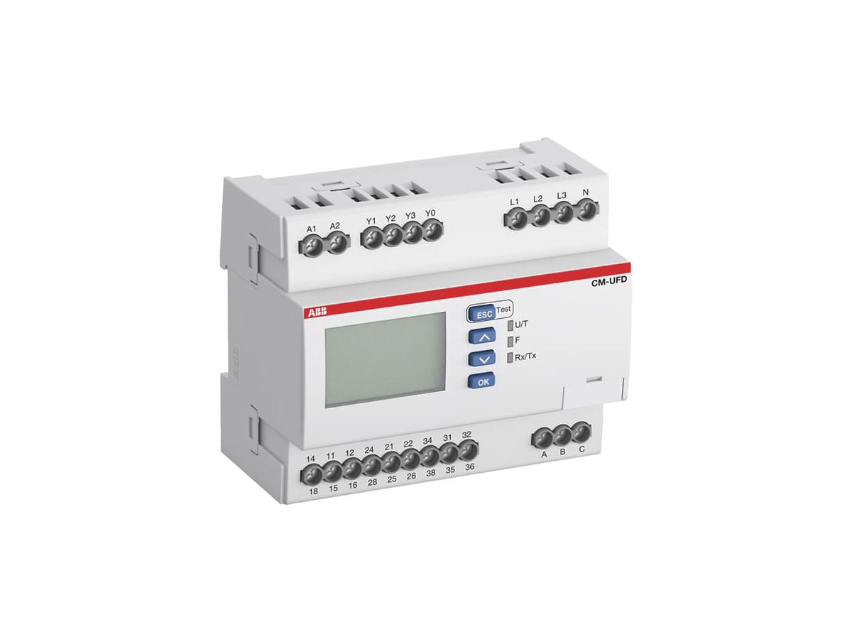 REG-Netzeinspeiseüberwachungsrelais ABB CM-UFD.M31M, Modbus RTU