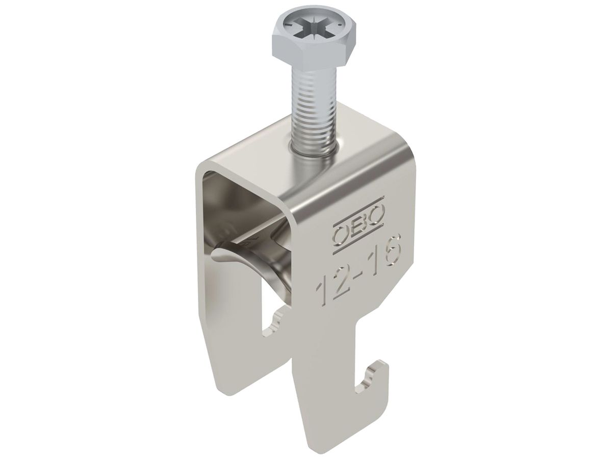 Schnellverleger BET 2056 U-Fuss Metall 12…16mm 1×Kabel A4 1.4571