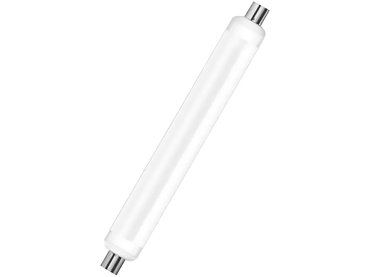 Soffittenlampe LED ELBRO Sockel S19, 9W, 240V, 850lm, 2700K, 38×480mm, opal