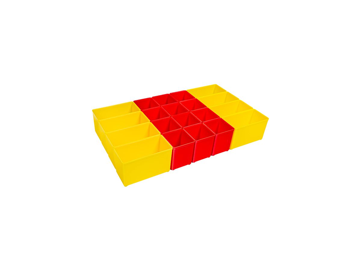 Sortiereinsätze-Set BS Systems ProClick 364×63×208mm Kunststoff rt/gb