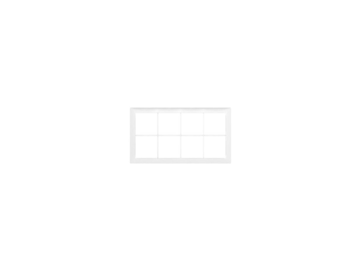 UP-Kopfzeile SIDUS für Kombination 2×4 8×2Pt, weiss