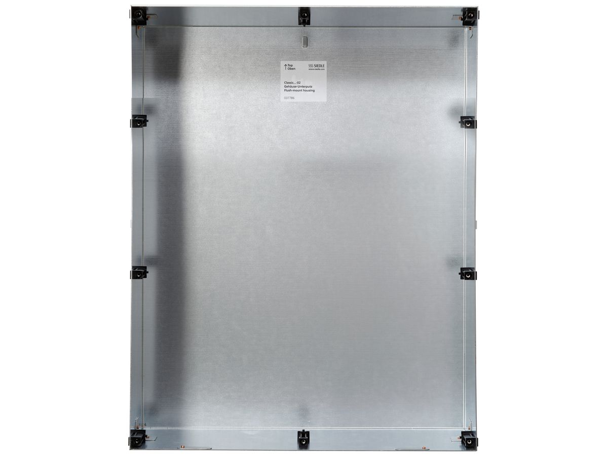 UP-Gehäuse Siedle Classic 1× 446×578×175mm silber