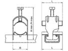 Kabelunterlage Woertz UE C-30 Stahl A4 8…12mm
