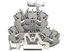 Doppelstockklemme WAGO TOPJOBS PE/N 2.5mm² grau
