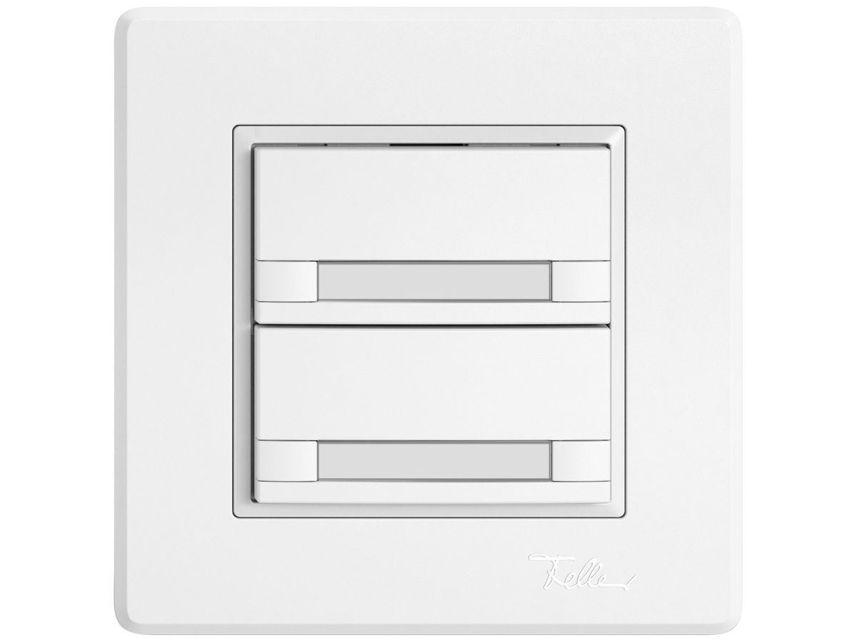 UP-Universaltaster EDIZIO.liv UNI SNAPFIX® 12…48V o.LED 2× Pap.ws