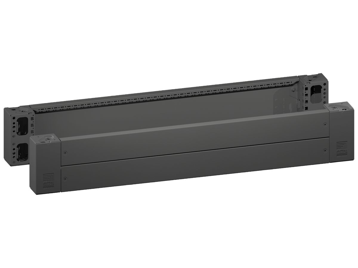 Sockelblende Rittal VX 8660.025 1200×200×24mm Vorder/Rück Stahl schwarz