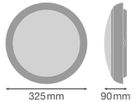LED-Anbauleuchte LEDVANCE BLKH CBO RD 16W 1920lm 5700K IP65 weiss