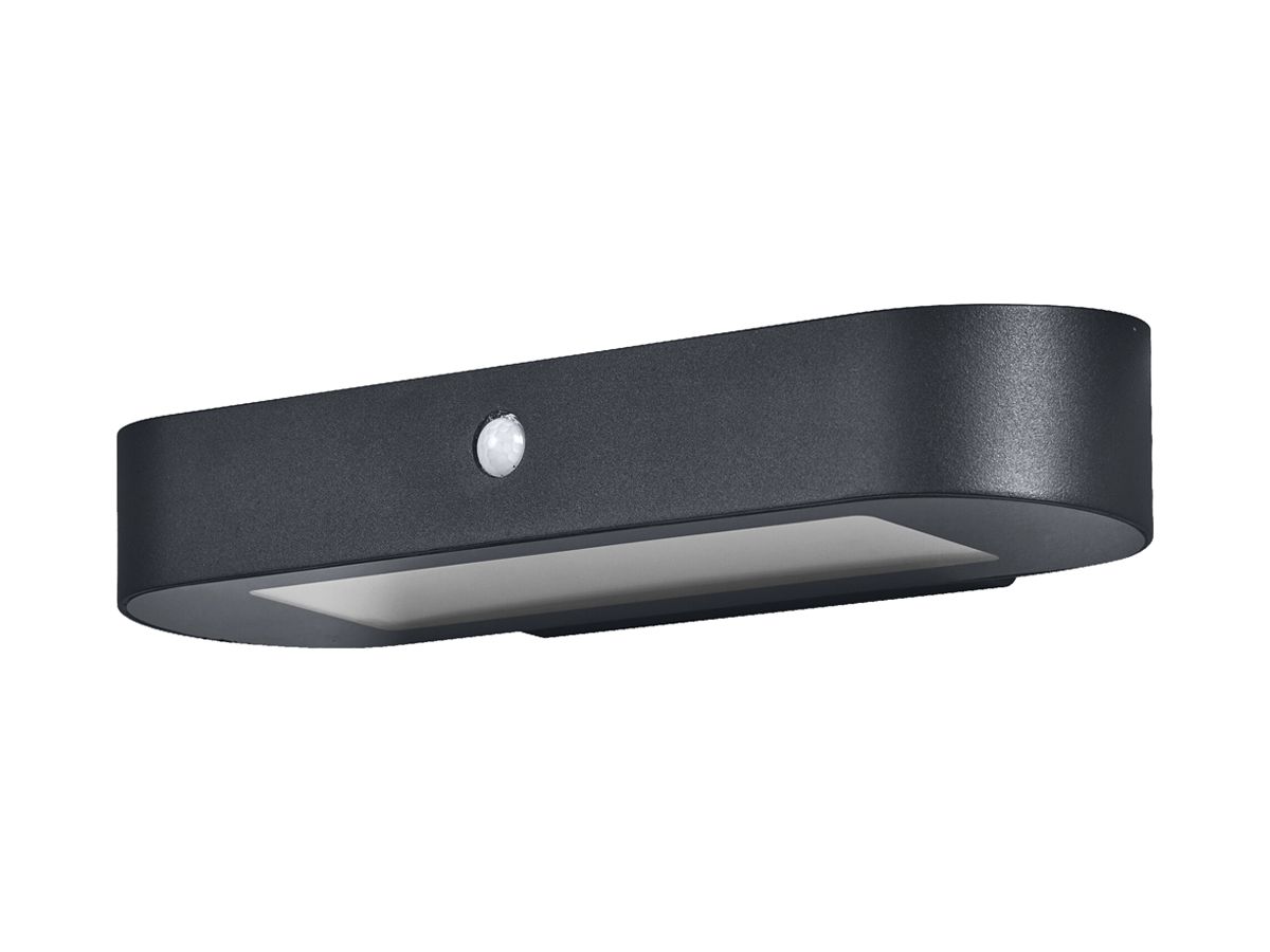 LED-Wandleuchte LEDVANCE ENDURA Solar PIR SEN 6W 540lm 3000K IP44 schwarz