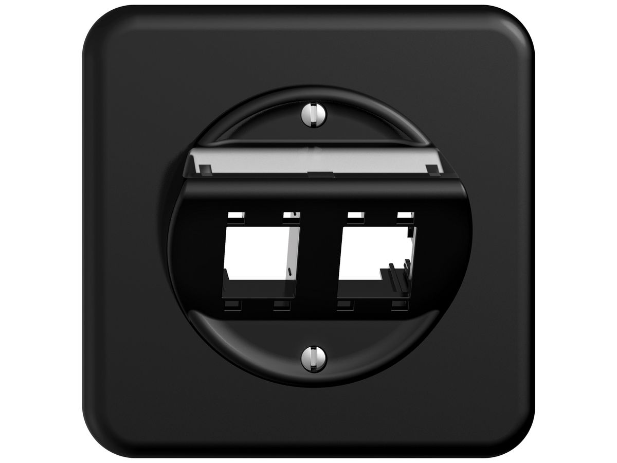 UP-Montageset STANDARDdue SNAPFIX® für freenet Kat.5e/6 Trägerplatte 2× sz
