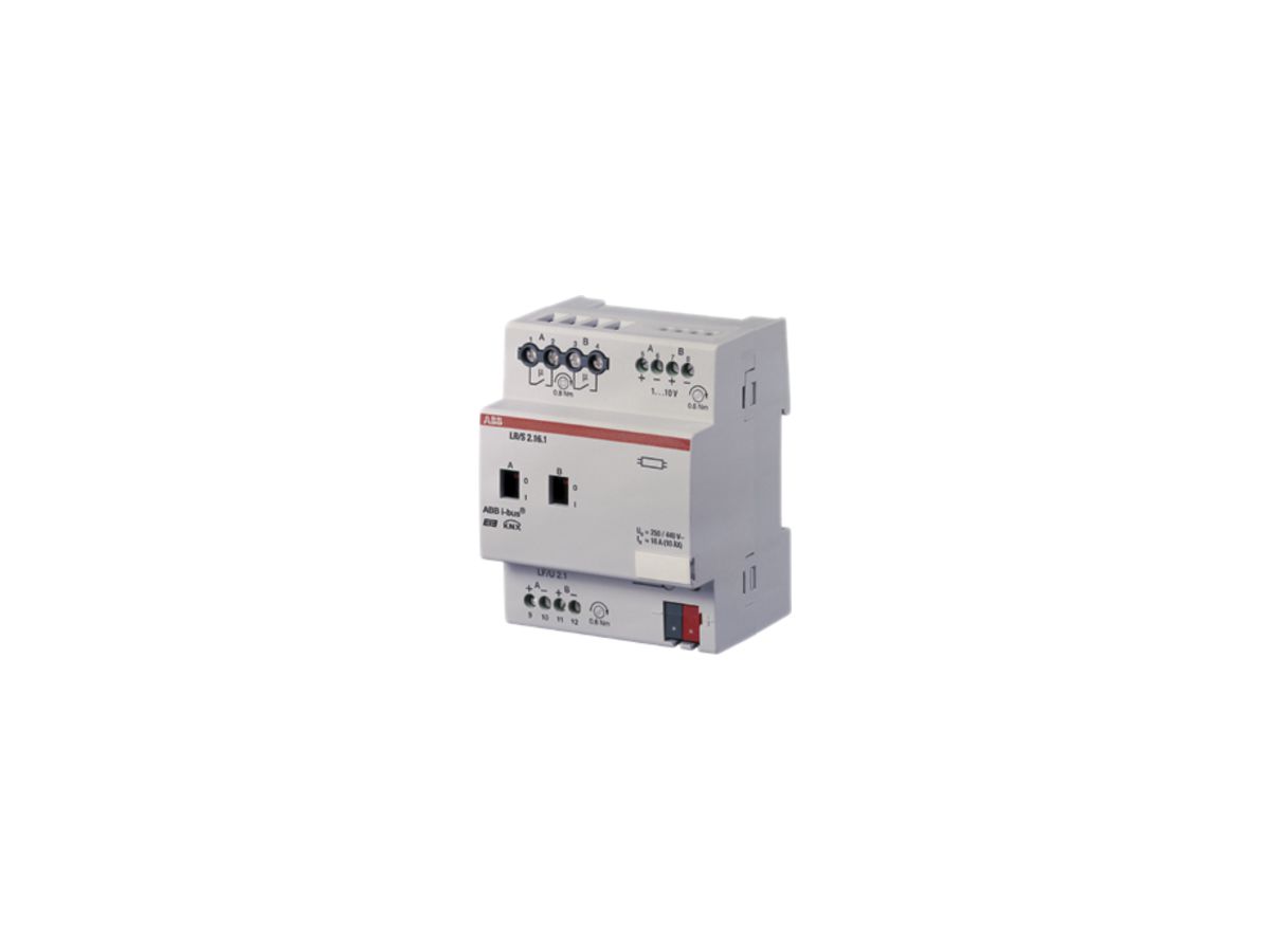 Dimmer KNX 2×1…10V REG-K ABB LR/S 2.16.1
