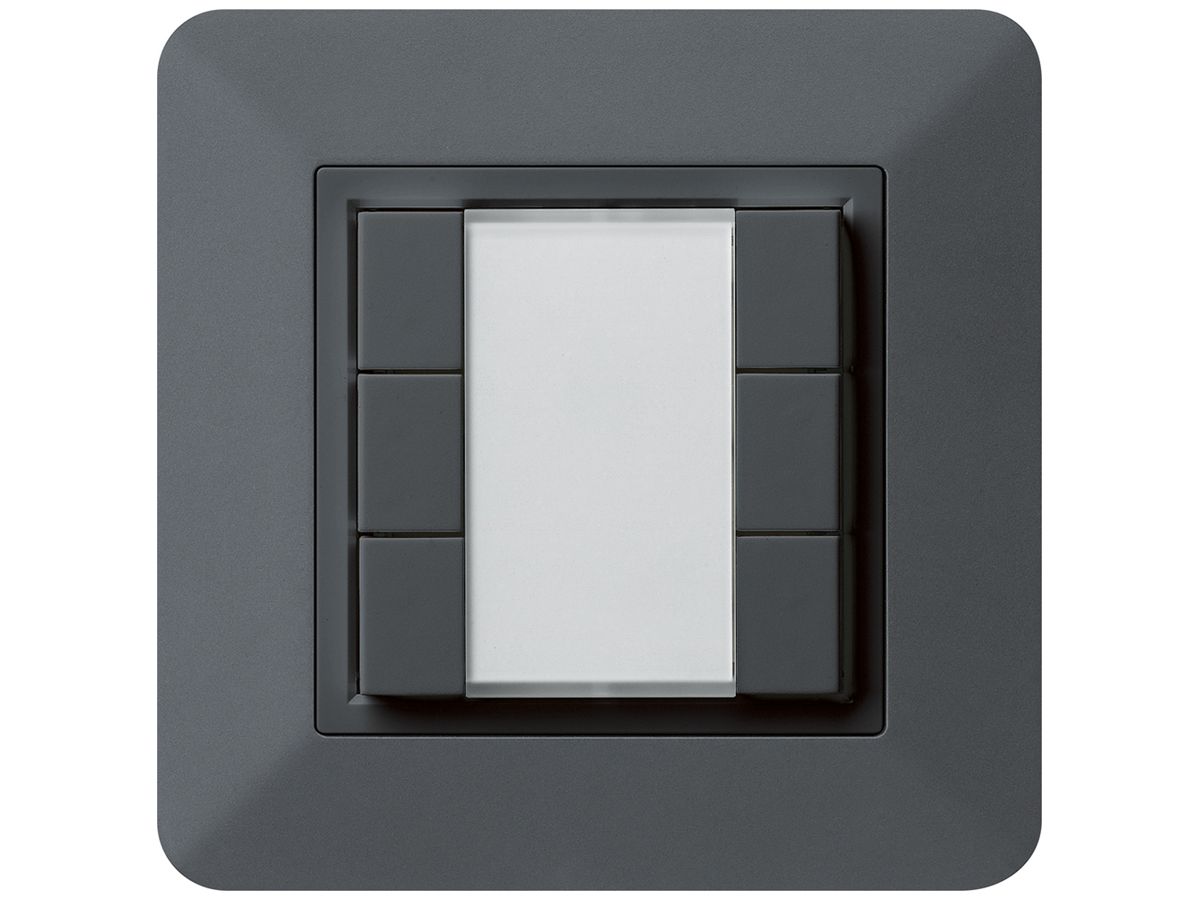 UP-Universaltaster 6×kallysto.trend mit LED anthrazit